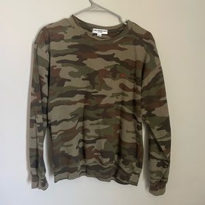 Camo crewneck